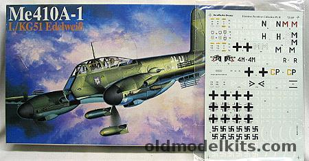 Fine Molds 1/72 Me-410 A-1 I./KG51 Edelweiss with Aeromaster Decals, FP12-2800 plastic model kit